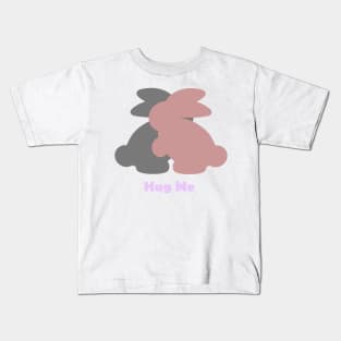 Bunnies hug Kids T-Shirt